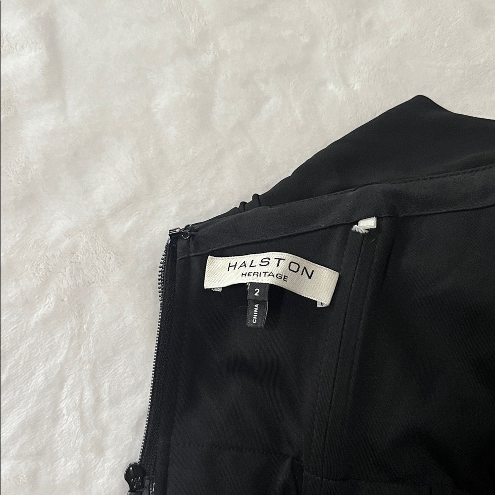 Halston Heritage Black Strapless Gown - Picture 10 of 12